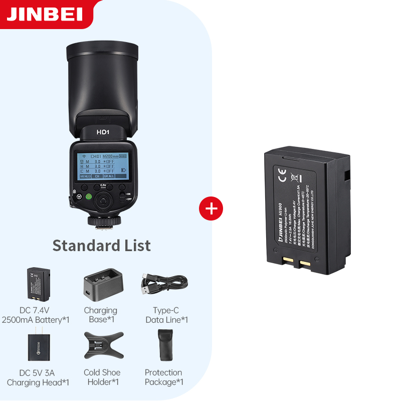Outdoor Lighting And Camera - JINBEI HD-1Round-head HSS Speedlite Outdoor Photography