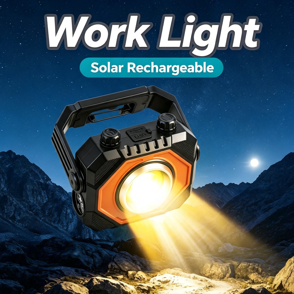 Outdoor Lighting Usb - New Multifunctional COB Work Light Solar