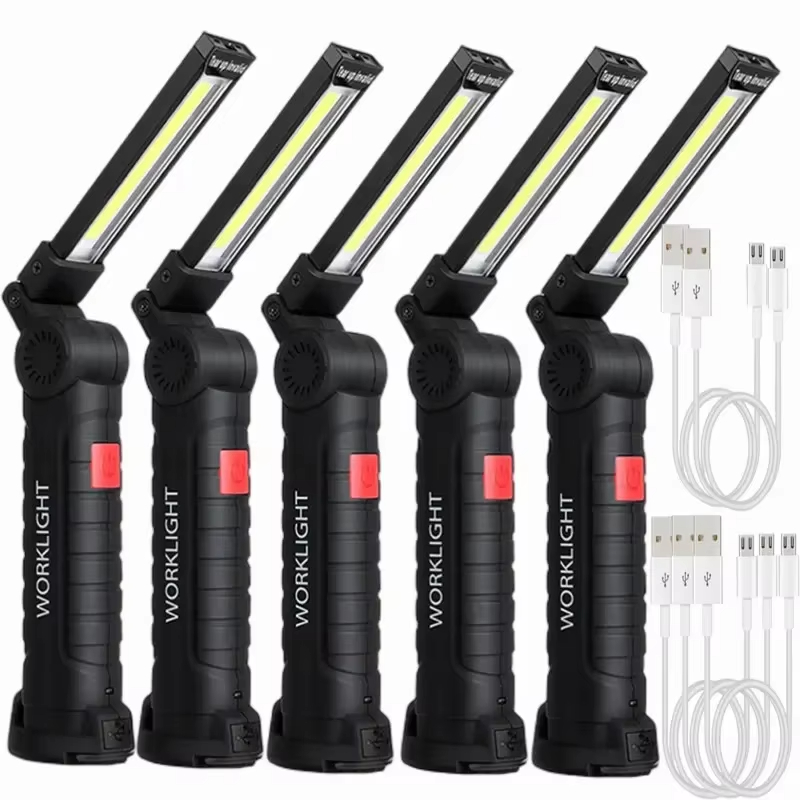 Outdoor Lighting Usb - Portable COB LED Flashlight USB Rechargeable