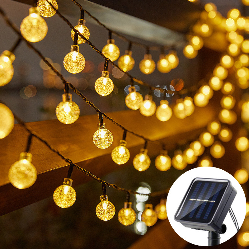 Outdoor Lighting Under Pergola - 20/50/100 LED Solar Power Crystal Ball