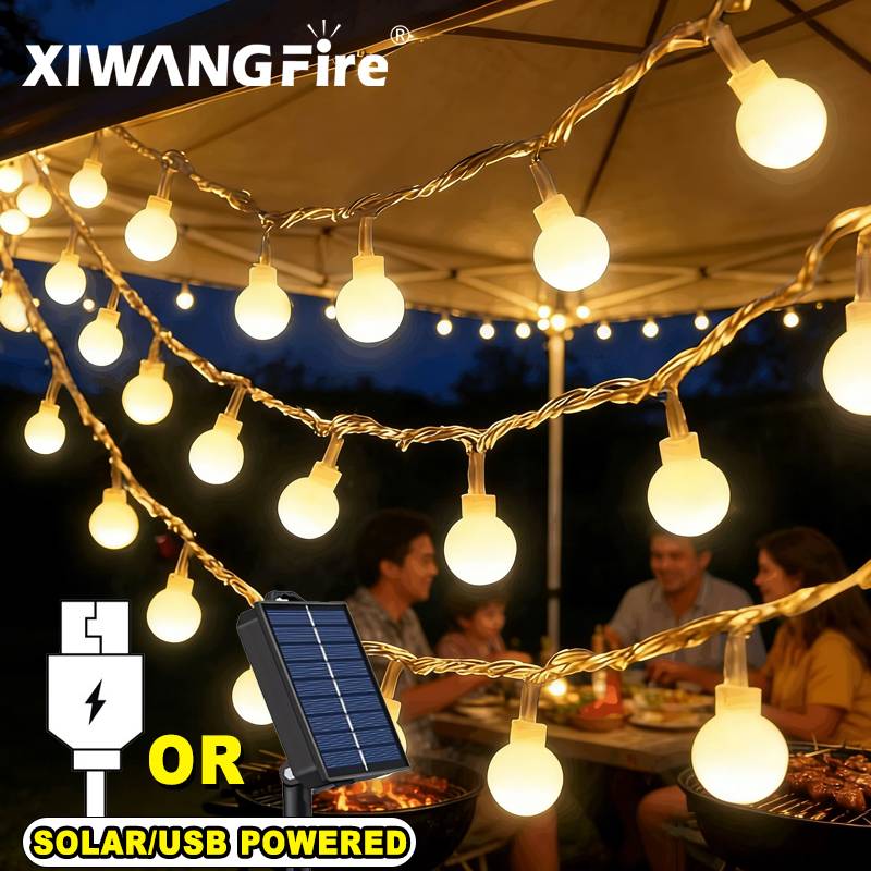 3-10M Solar/USB/Battery String - Outdoor Lighting Garden 评论和价格