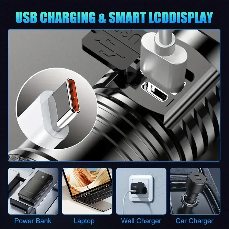 Super Bright LED Flashlight US - Outdoor Lighting Usb 评论和价格