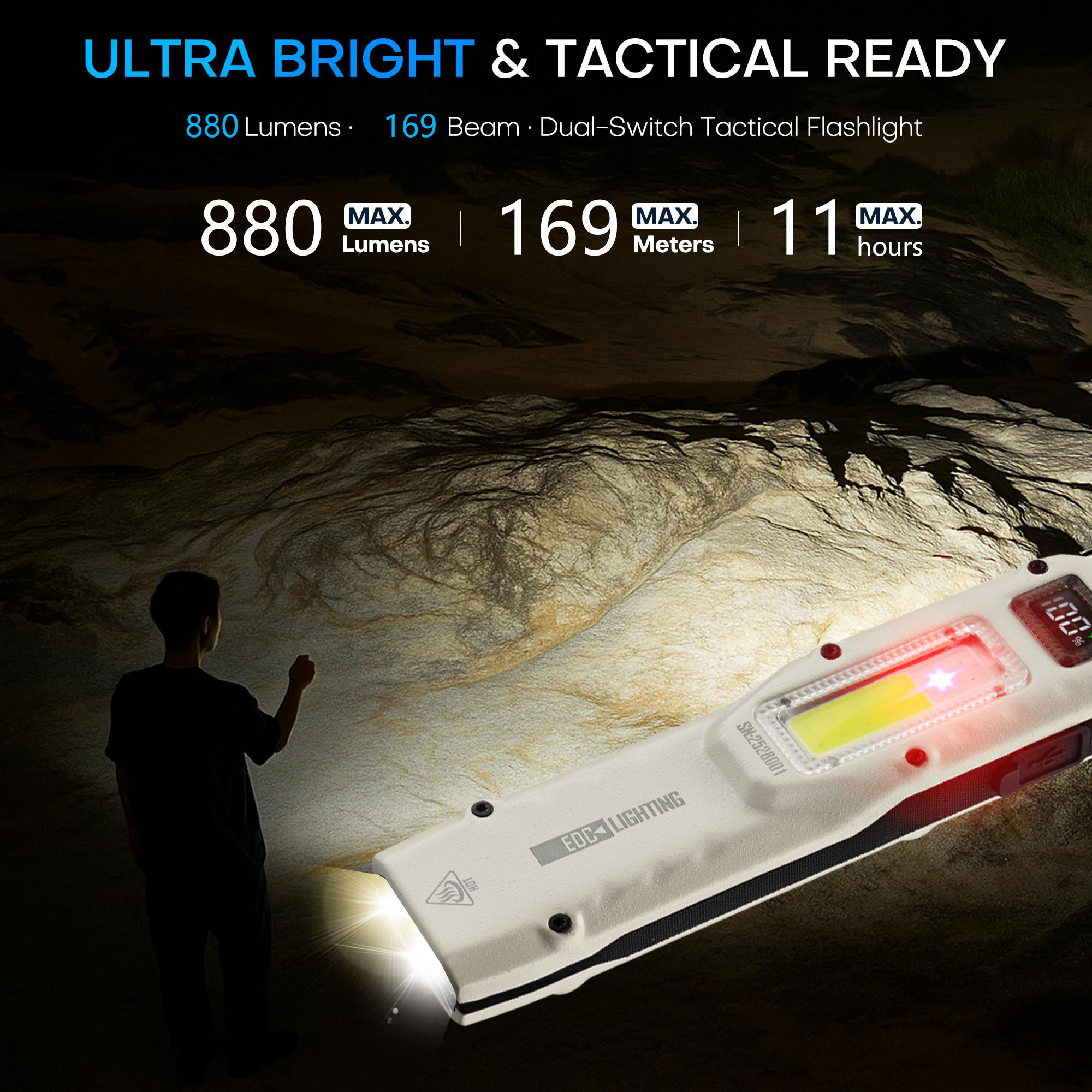 Portable 880LM YEMAO M28 Ultra - Outdoor Lighting Ideas 评论和价格