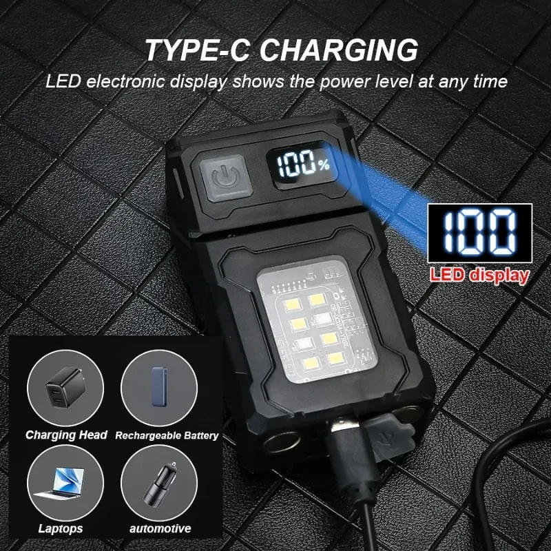 Mini LED Handheld Flashlights  - Outdoor Lighting Usb 评论和价格