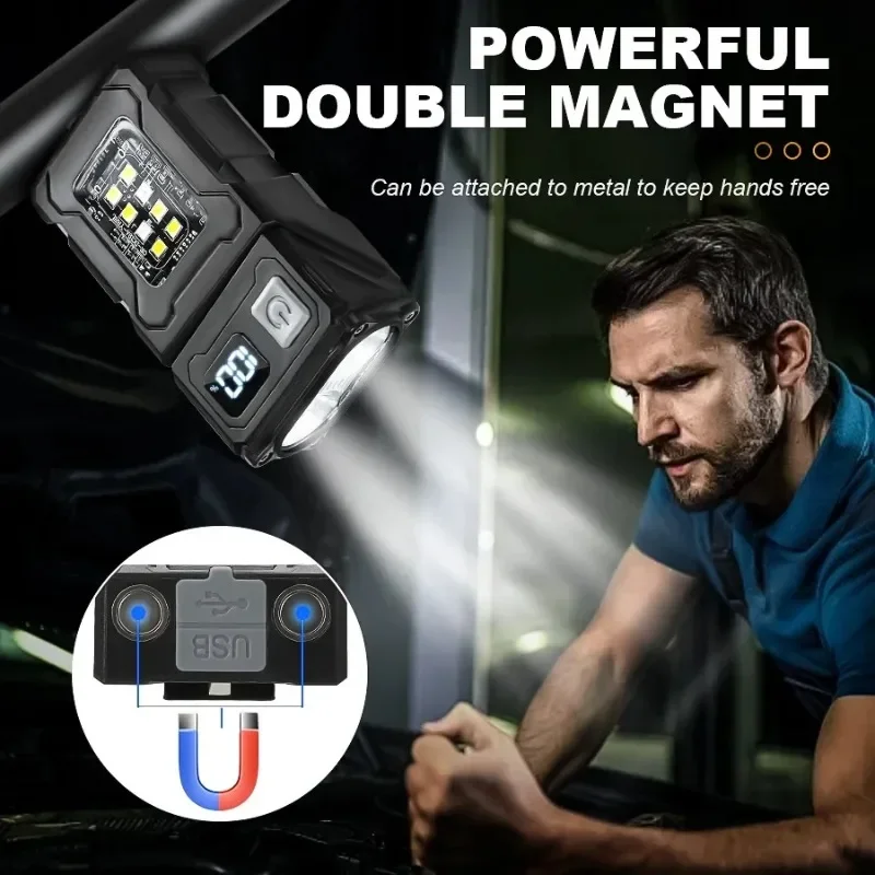 Mini LED Handheld Flashlights  - Outdoor Lighting Usb 评论和价格