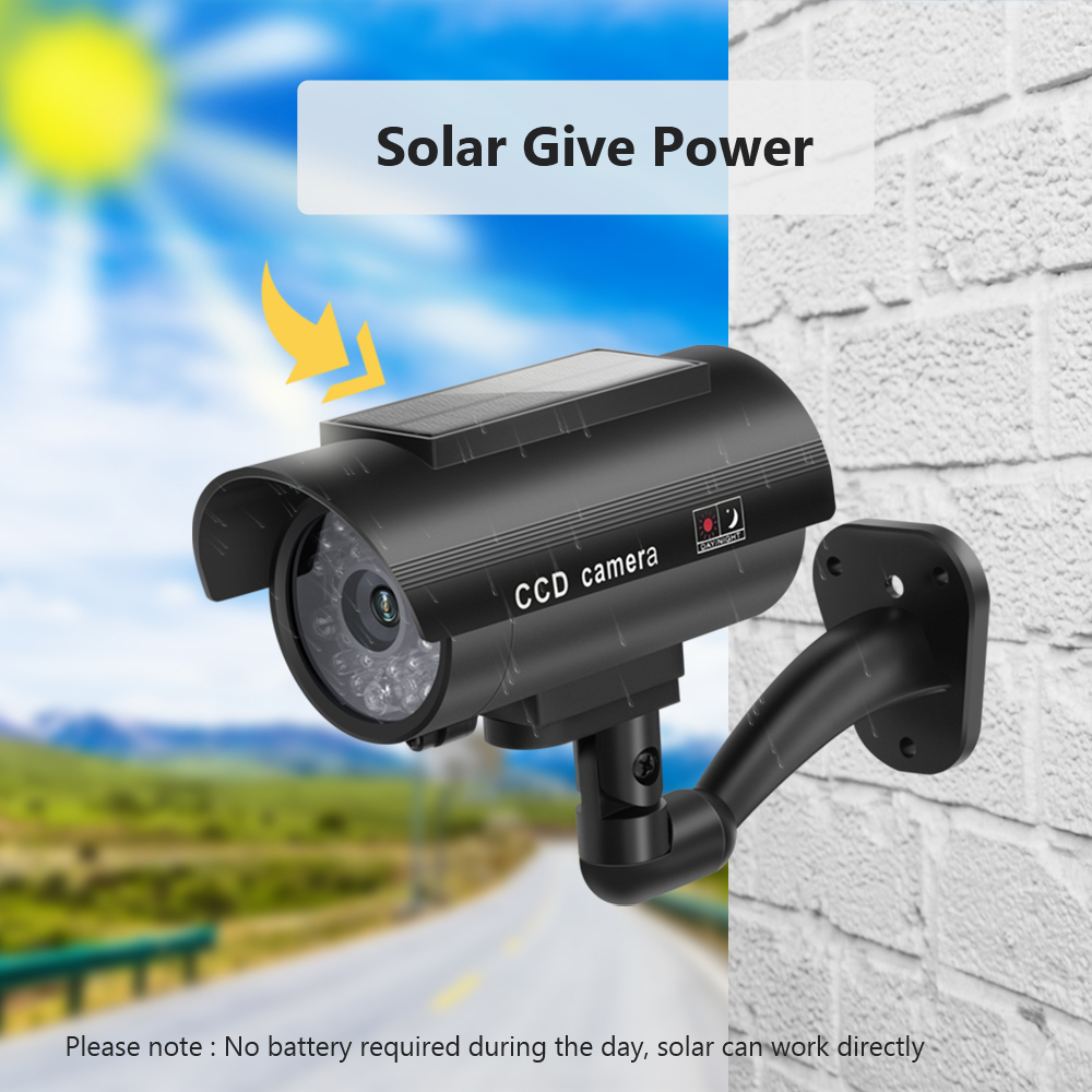 Solar Panel Dummy Surveillance - Outdoor Lighting And Camera 评论和价格