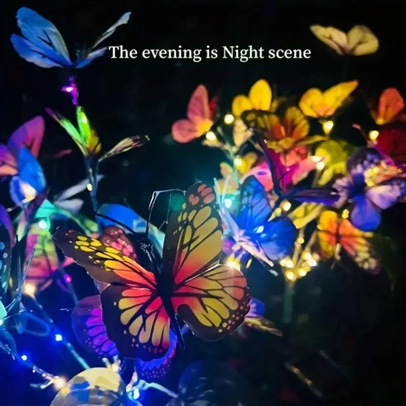 Solar LED Butterfly Garden Lig - Outdoor Lighting Under Pergola 评论和价格