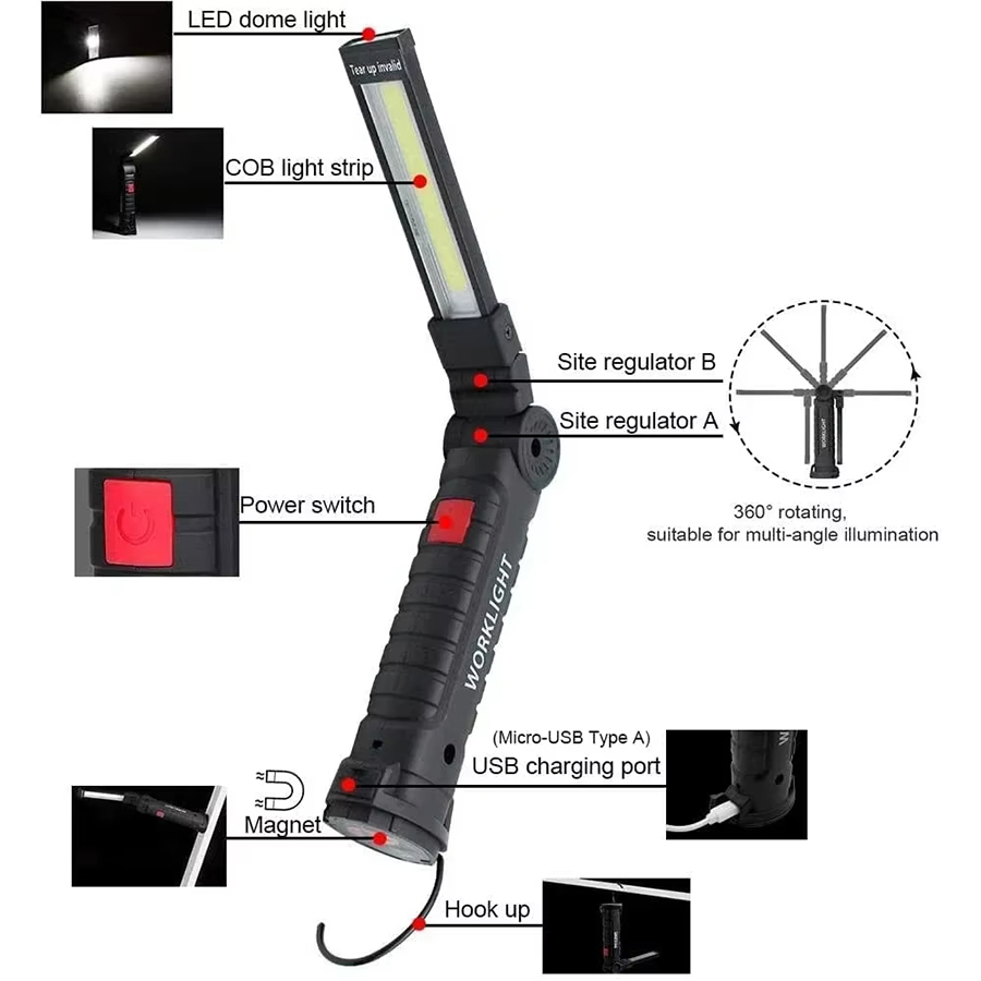 Portable LED Flashlight with M - Outdoor Lighting Ideas 评论和价格