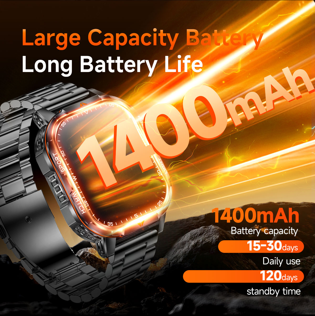 2026 New 1400mAh Super Large B - Outdoor Lighting Trends 2026 评论和价格