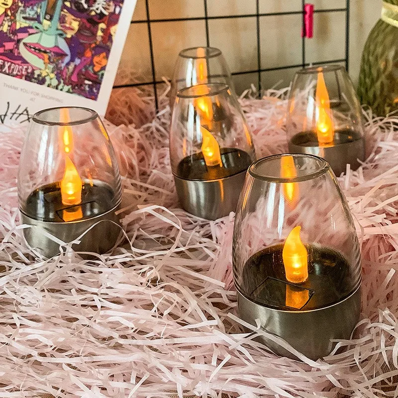 Solar Powered Flameless Candle - Outdoor Lighting Under Pergola 评论和价格