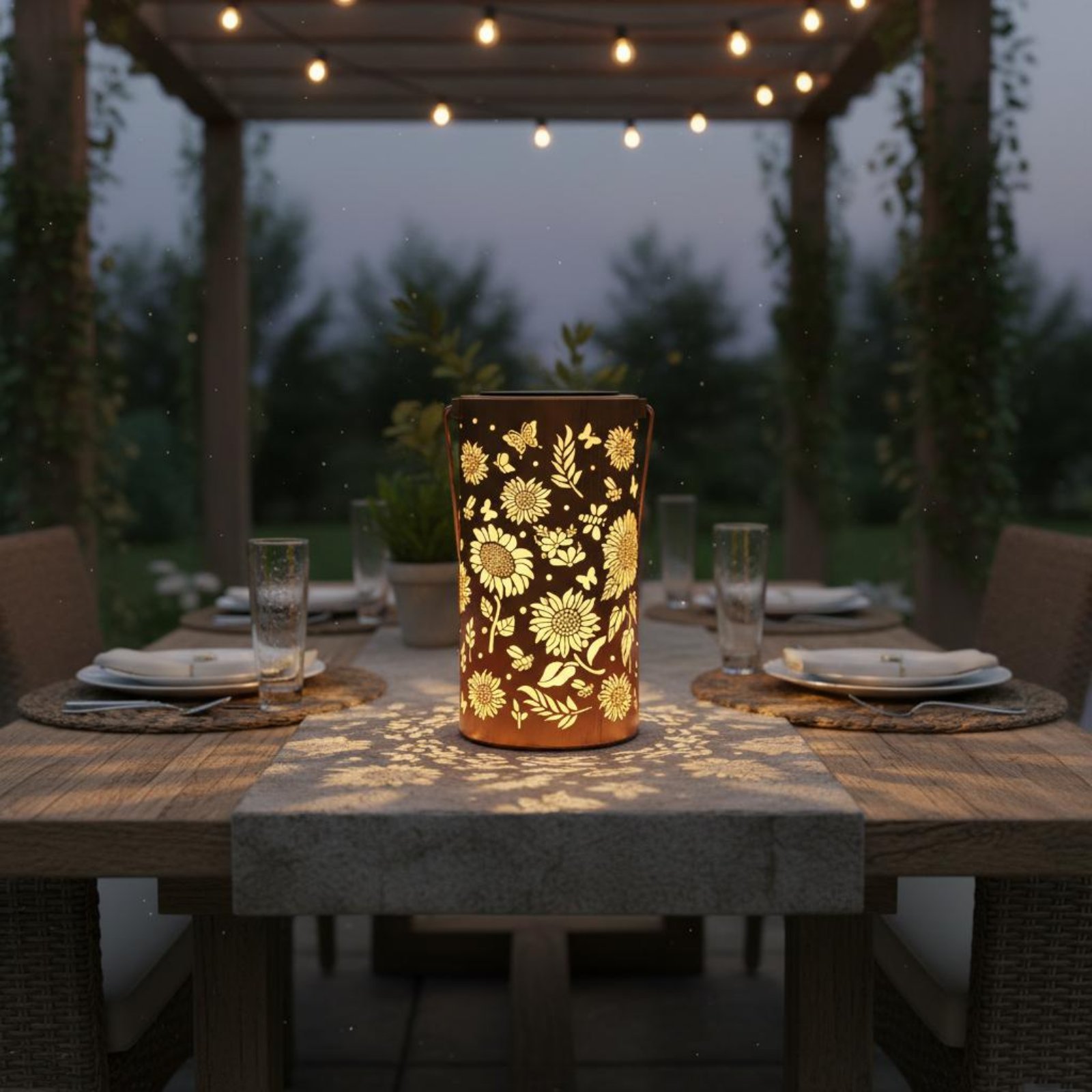 Colorful Sunburst Solar Lanter - Solar Lantern Hanging 评论和价格