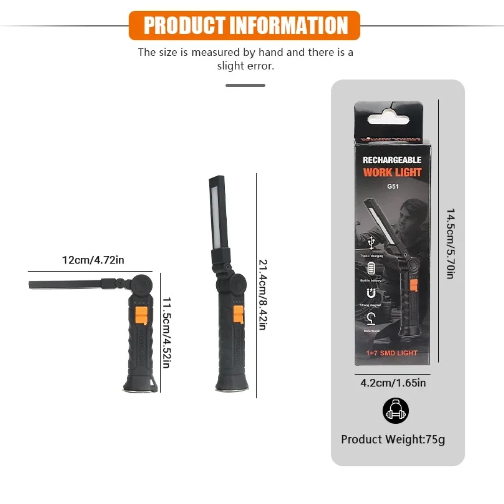 Portable COB LED Flashlight US - Outdoor Lighting Usb 评论和价格