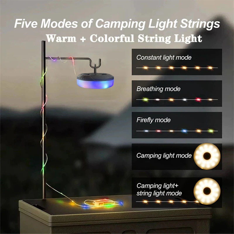 10m Atmosphere LED Camping Lig - Outdoor Lighting Usb 评论和价格