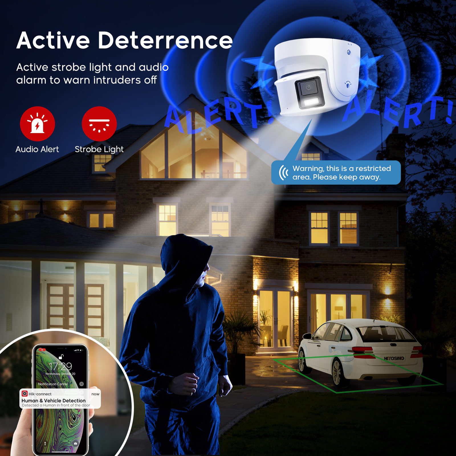 Hikvision Panoramic ColorVu IP - Outdoor Lighting And Camera 评论和价格