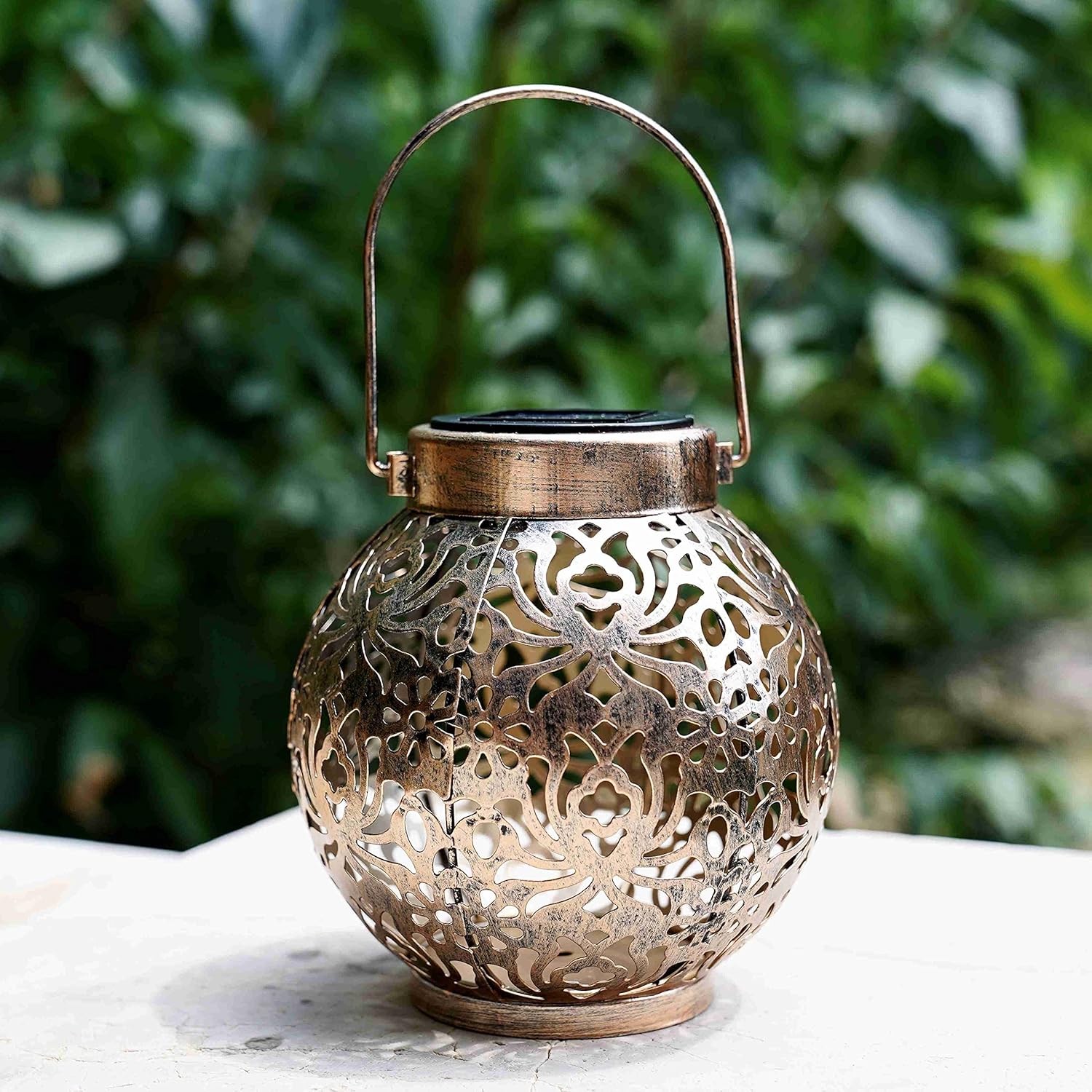 1-6PCS Moroccan Solar Lanterns - Solar Lantern Hanging 评论和价格