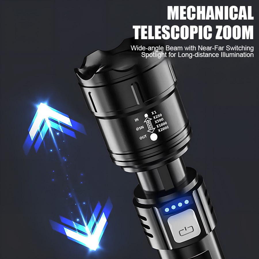 High Power P50 LED Flashlight  - Outdoor Lighting Usb 评论和价格