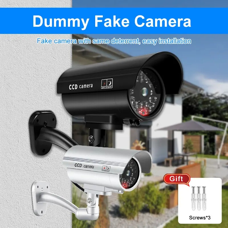 1PC Dummy Security Camera Watr - Outdoor Lighting And Camera 评论和价格