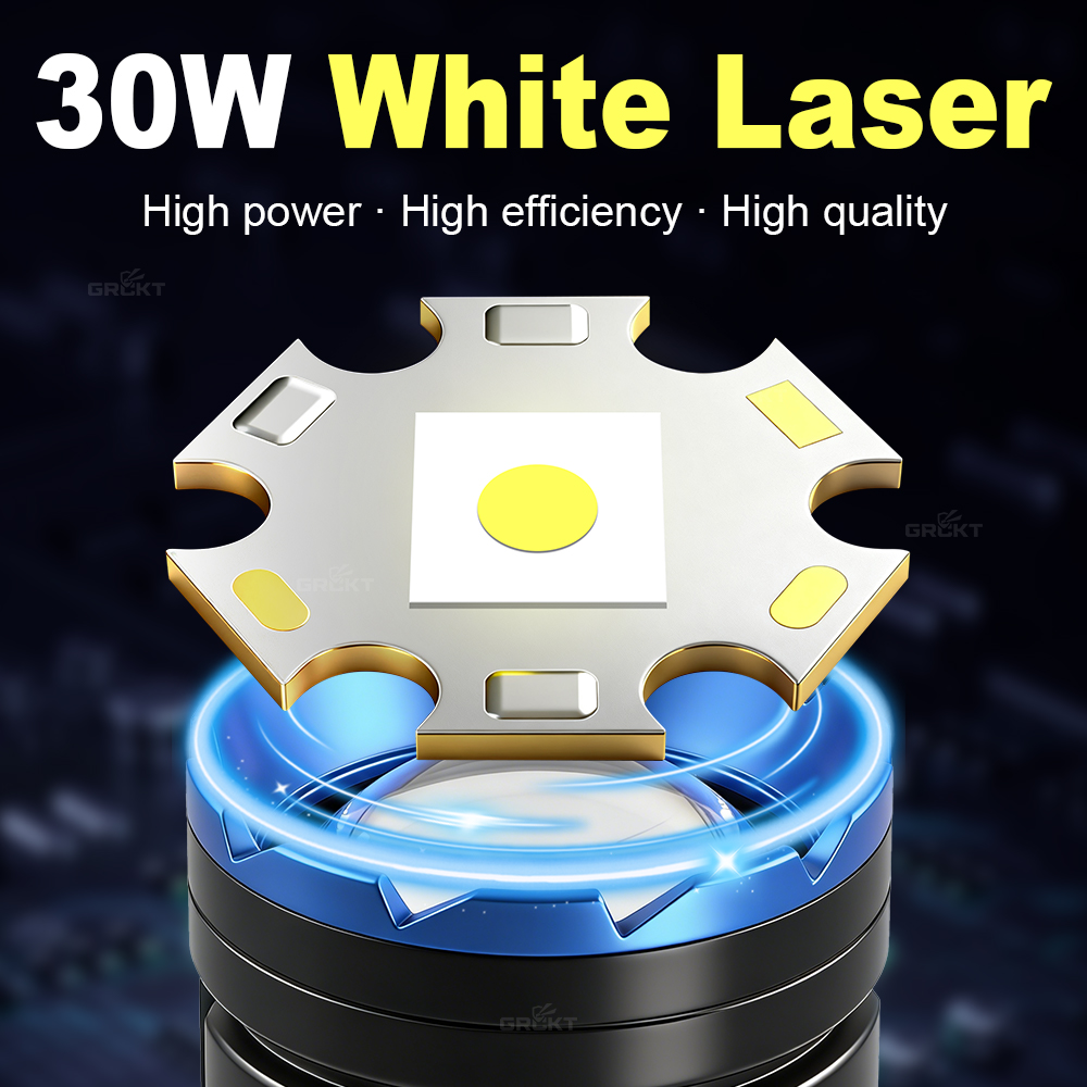 White Laser Camping Flashlight - Outdoor Lighting Ideas 评论和价格