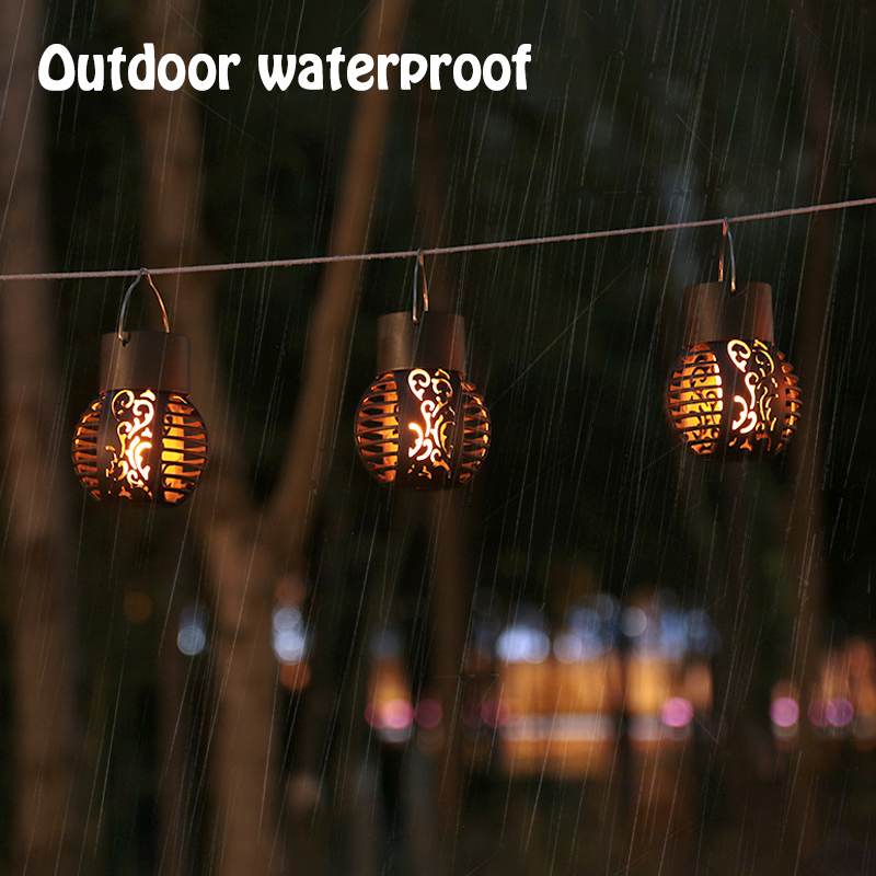 LED Solar Light Outdoor Garden - Fire Torch Solar 评论和价格
