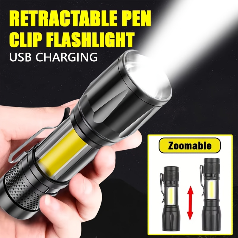 Mini LED Flashlight COB Floodl - Outdoor Lighting Usb 评论和价格