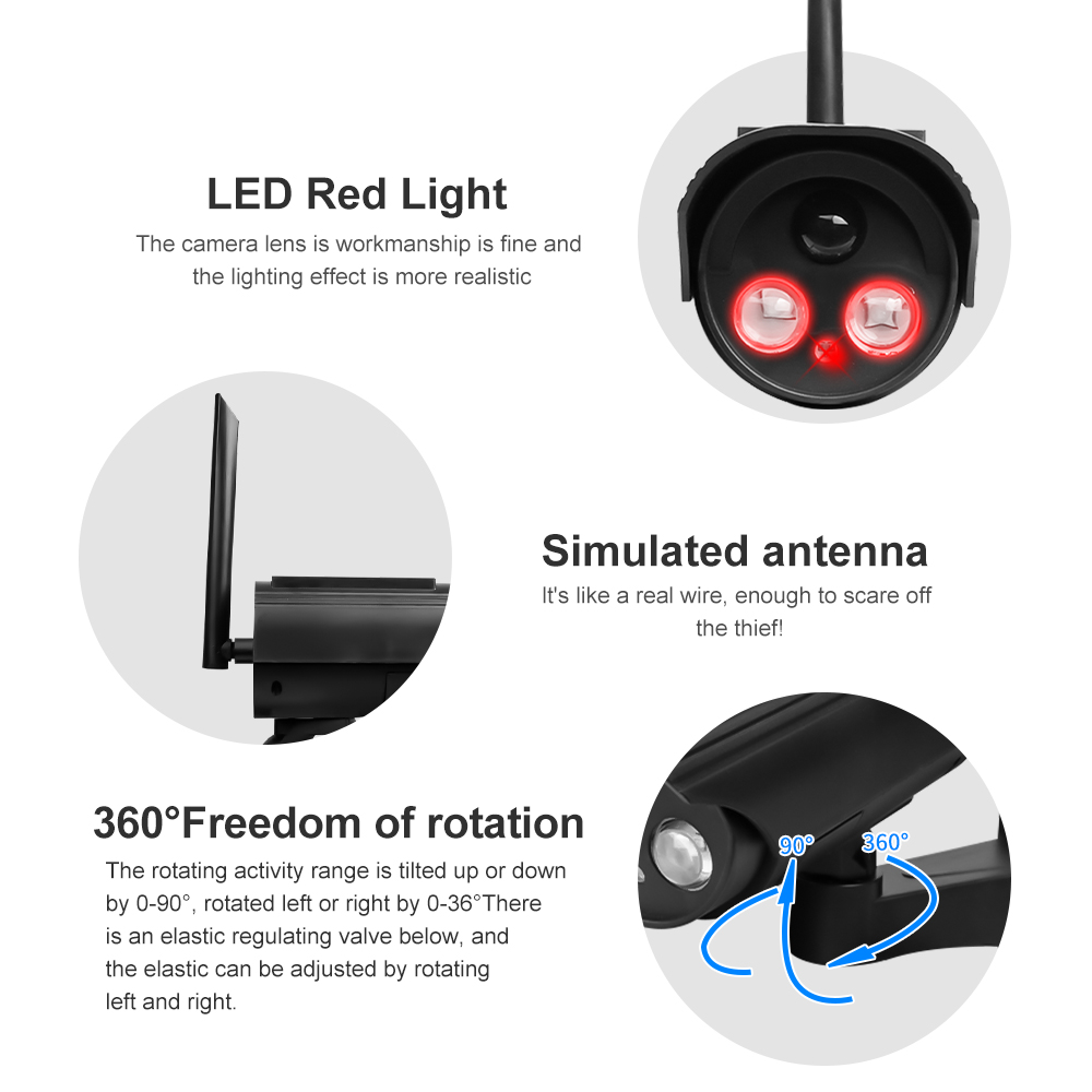 Outdoor Solar Simulation Camer - Outdoor Lighting And Camera 评论和价格
