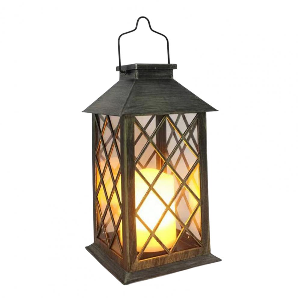 Retro Solar Lantern, Outdoor S - Outdoor Lighting Yard 评论和价格