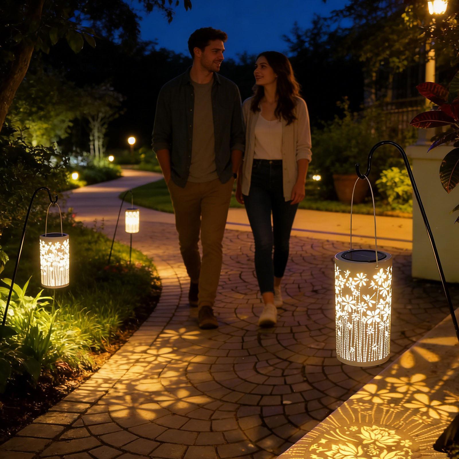 Solar Lanterns Decorative Colo - Outdoor Lighting Yard 评论和价格