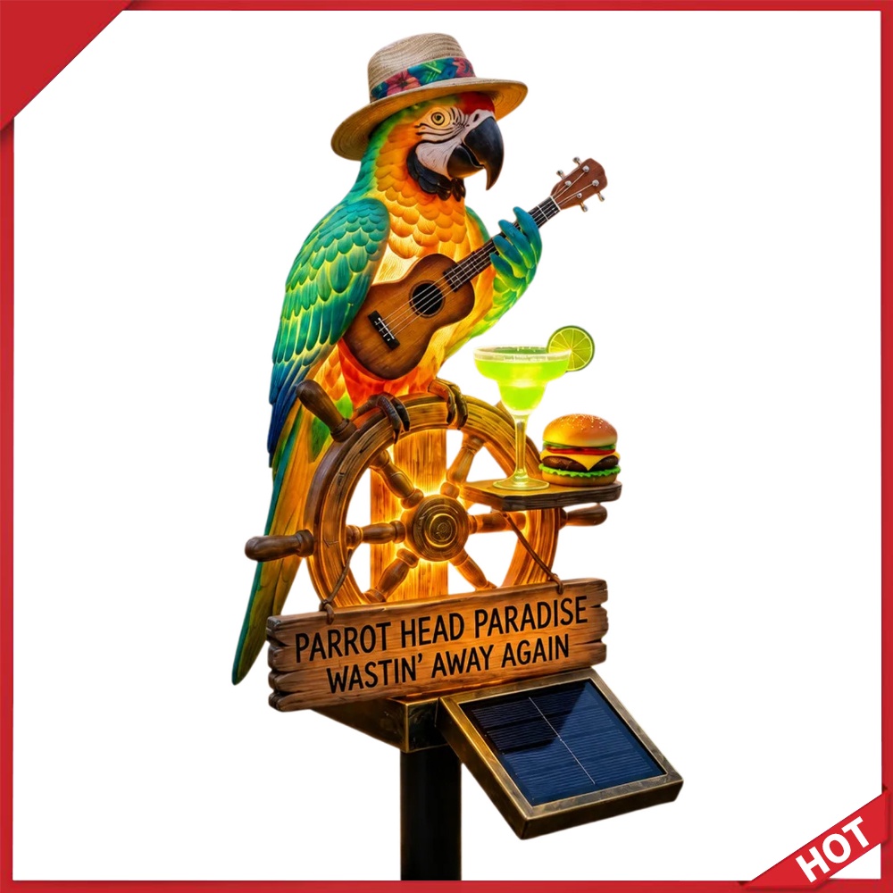 Solar-Powered Outdoor Parrot S - Outdoor Lighting Yard 评论和价格