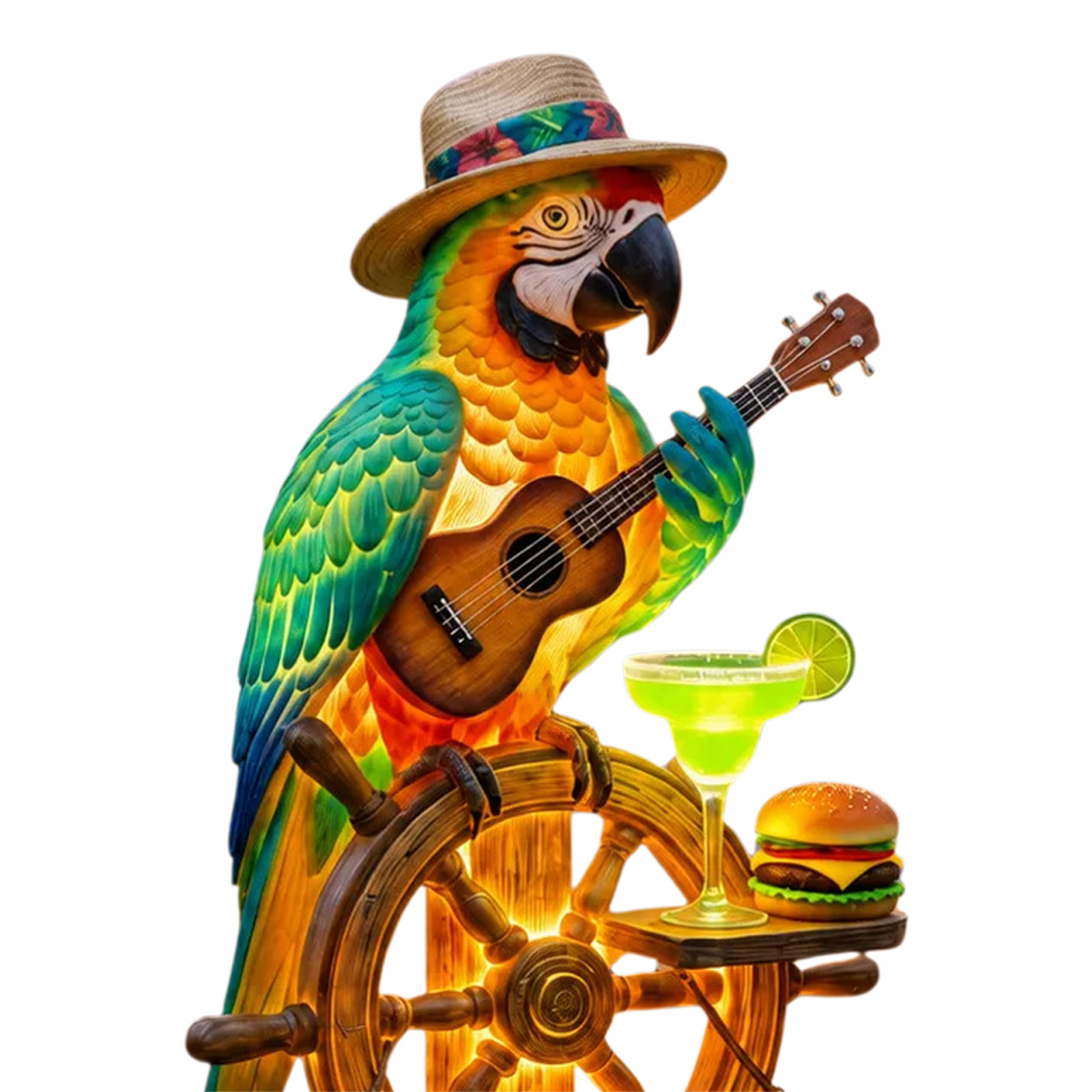 Solar-Powered Outdoor Parrot S - Outdoor Lighting Yard 评论和价格