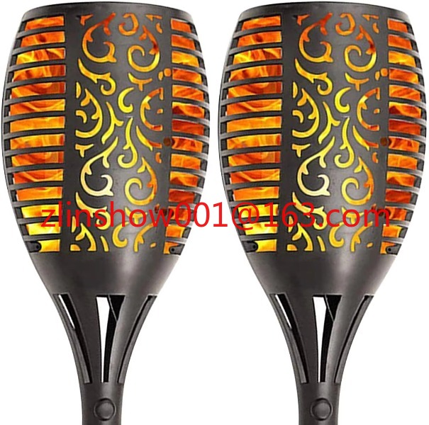 96led Outdoor Garden Decoratio - Fire Torch Solar 评论和价格