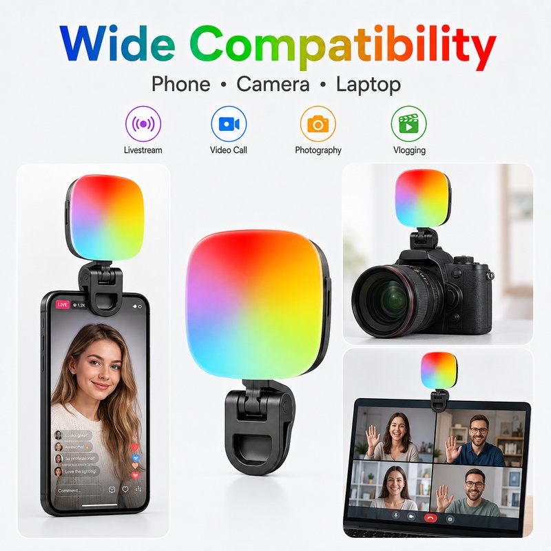 Portable RGB LED Fill Light Po - Outdoor Lighting And Camera 评论和价格