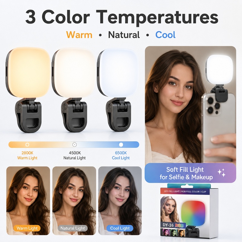 Portable RGB LED Fill Light Po - Outdoor Lighting And Camera 评论和价格