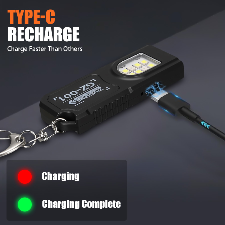 Multifunctional Keychain Flash - Outdoor Lighting Usb 评论和价格