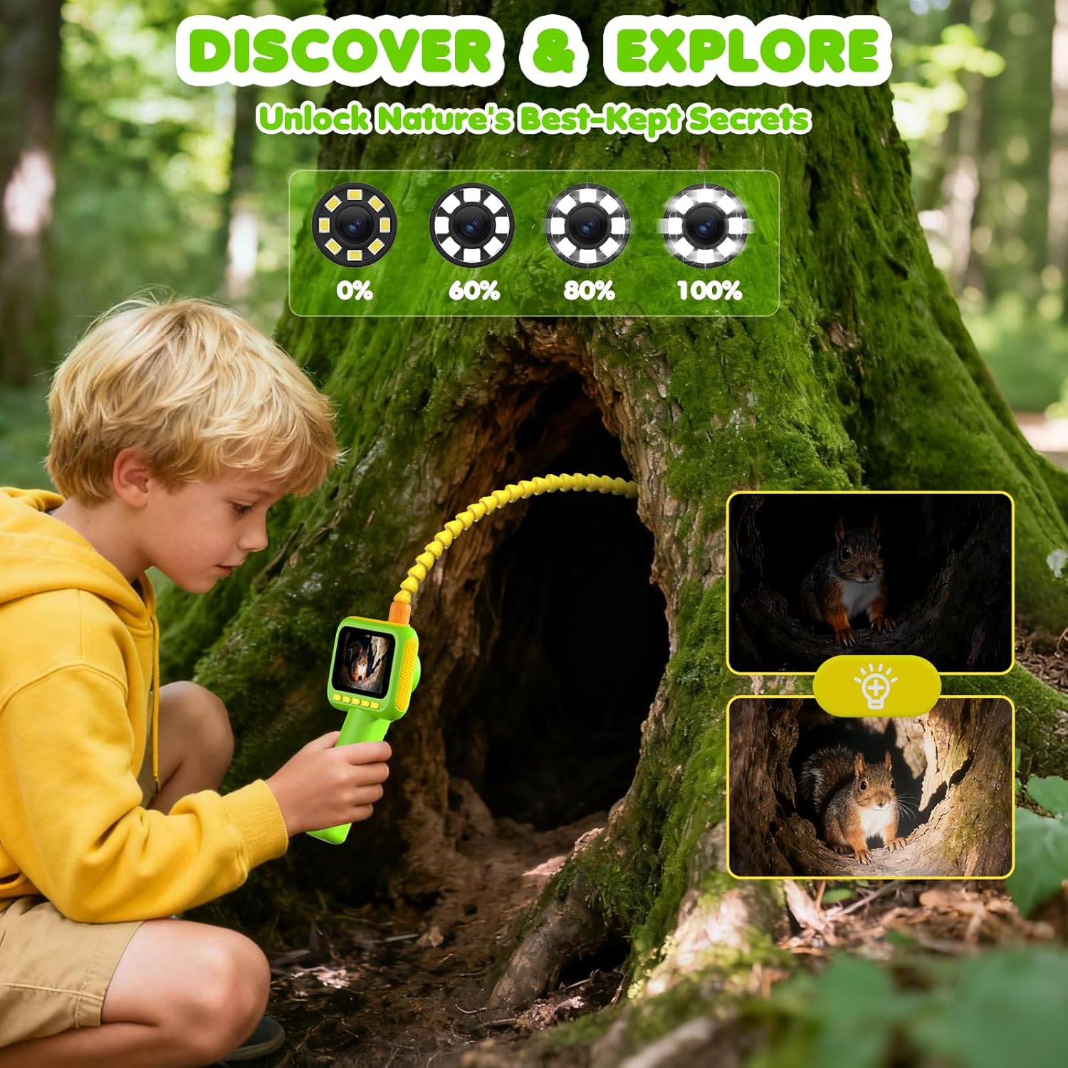 Endoscope for Kids, Borescope  - Outdoor Lighting And Camera 评论和价格