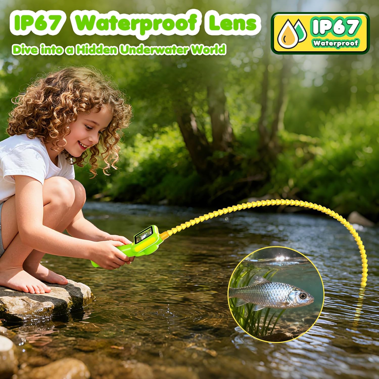 Endoscope for Kids, Borescope  - Outdoor Lighting And Camera 评论和价格