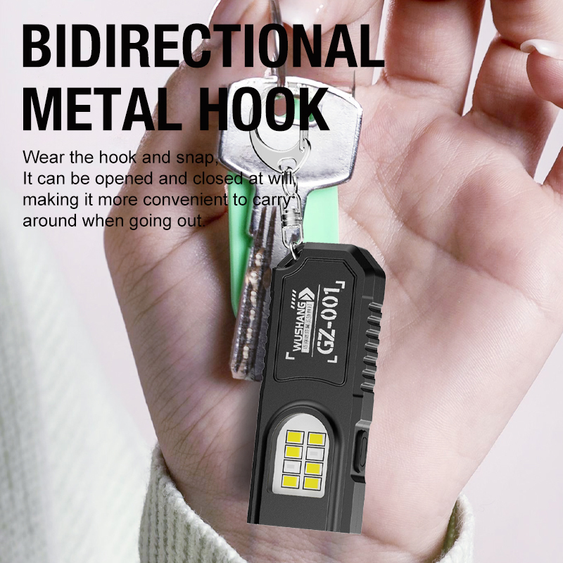 Portable Keychain LED COB Flas - Outdoor Lighting Usb 评论和价格