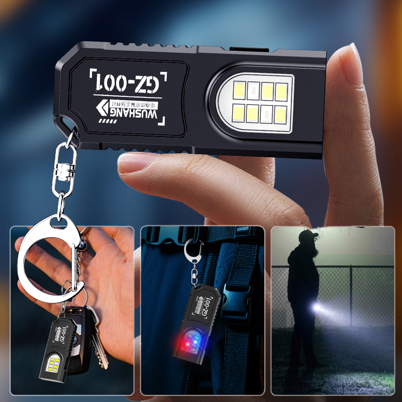 Portable Keychain LED COB Flas - Outdoor Lighting Usb 评论和价格