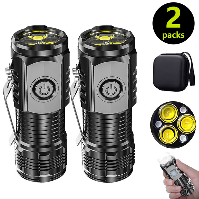 Mini 3LED Flashlight With Pen  - Outdoor Lighting Ideas 评论和价格