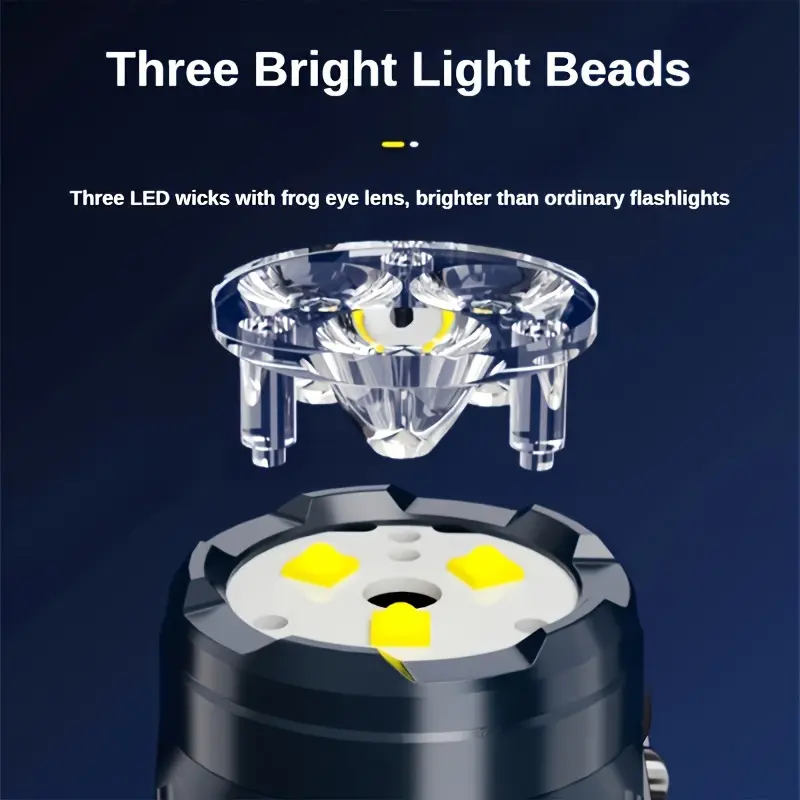 Mini 3LED Flashlight With Pen  - Outdoor Lighting Ideas 评论和价格