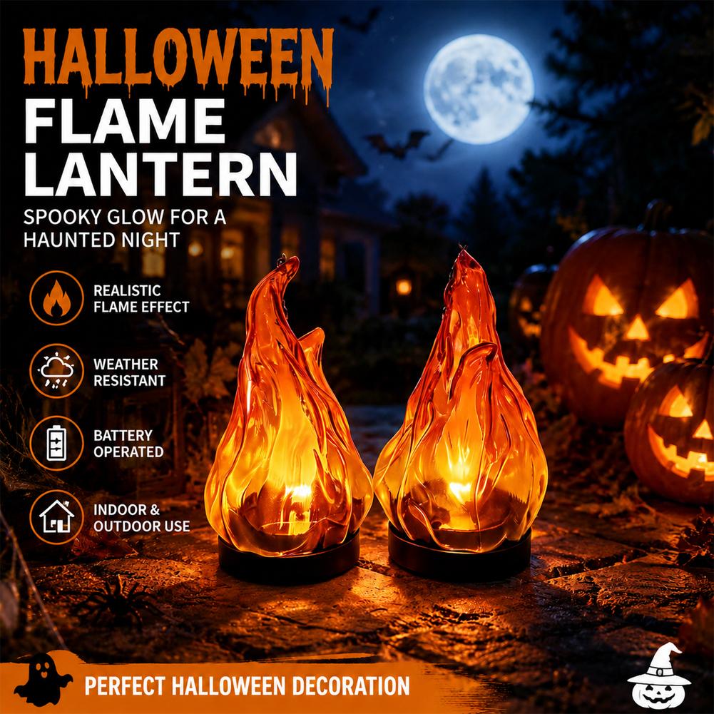 Solar Flame Hanging Lantern Li - Outdoor Lighting Yard 评论和价格
