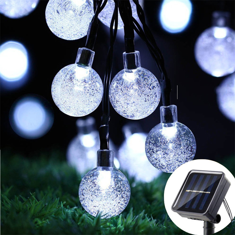 20/50/100 LED Solar Power Crys - Outdoor Lighting Under Pergola 评论和价格