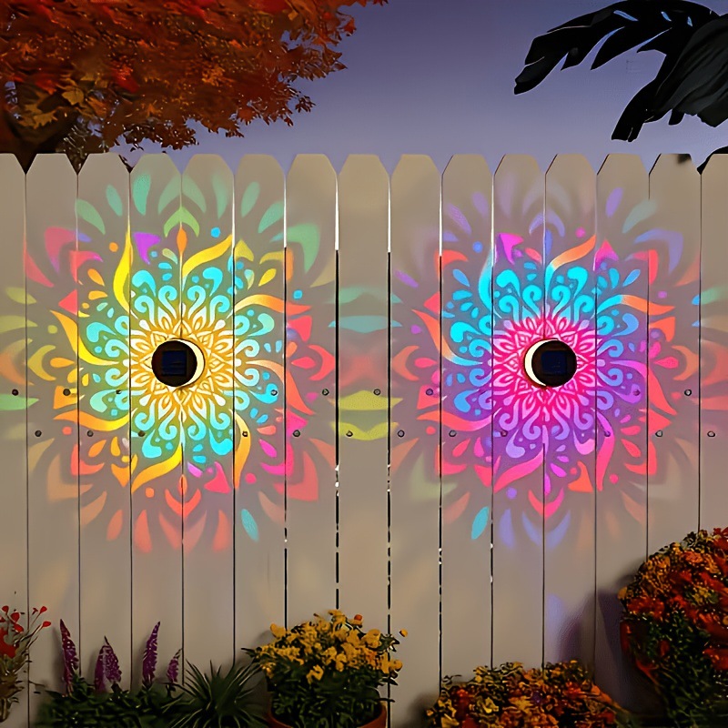 Solar LED Wall Light Mandala P - Solar Lantern Hanging 评论和价格
