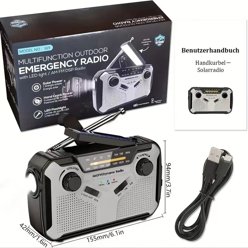 AM/FM Portable Solar Radio wit - Fire Torch Solar 评论和价格