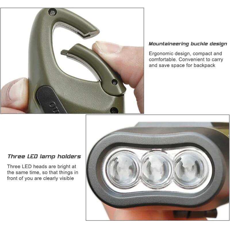 Hand Crank Solar Powered Recha - Fire Torch Solar 评论和价格